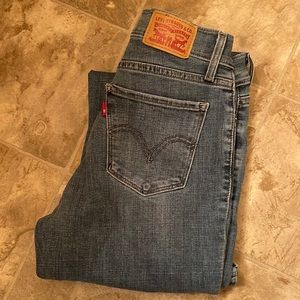 Levi curvy boot cut jeans